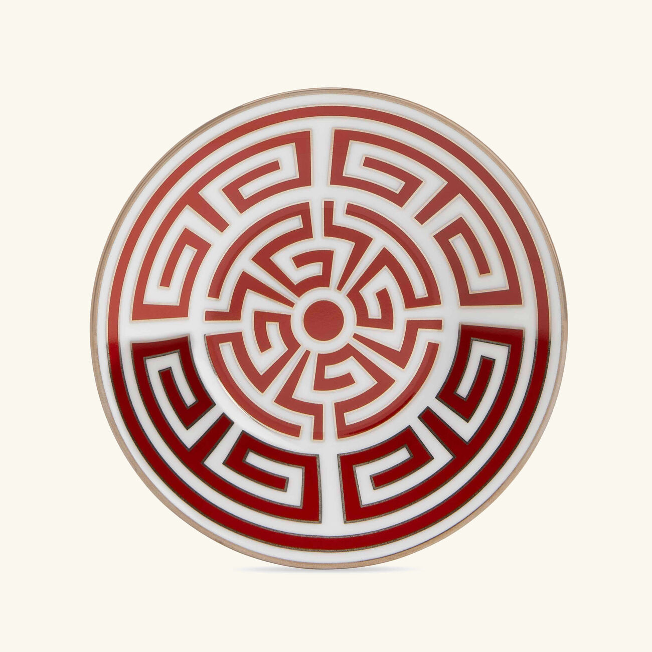 طقم لابيرينتو مؤلف من صحنين للإسبريسو باللون الأحمر جينوري 1735 طقم لابيرينتو مؤلف من صحنين للإسبريسو باللون الأحمر