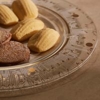 dimlaj hayat underplate round clear 32cm