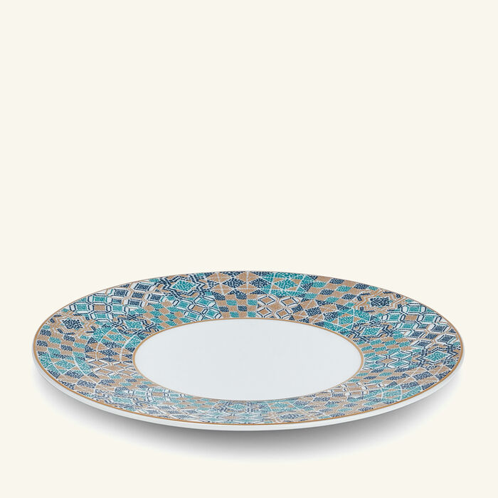 haviland portofino bread butter plate round blue 16cm