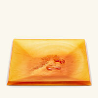 daum cavalcade trinket tray square small yellow