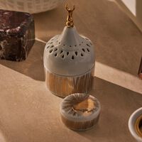 silsal tamrah by razan alazzouni crescent incense burner   trinket box
