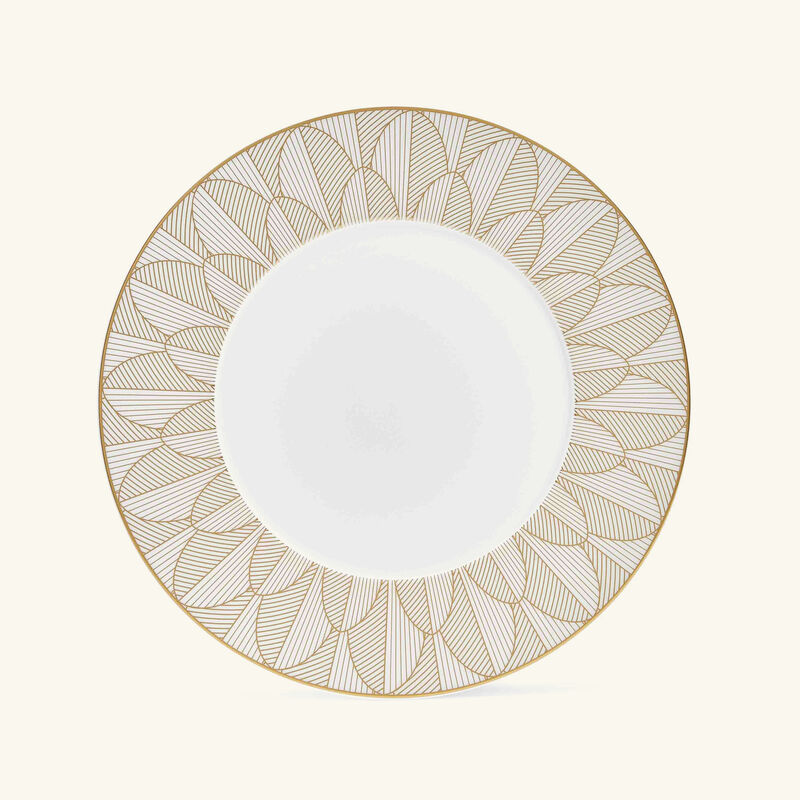 christofle malmaison imp riale dinner plate round gold 27cm
