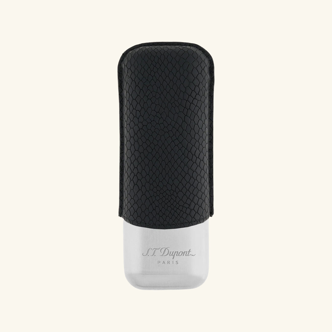 st dupont dragon double cigar case black