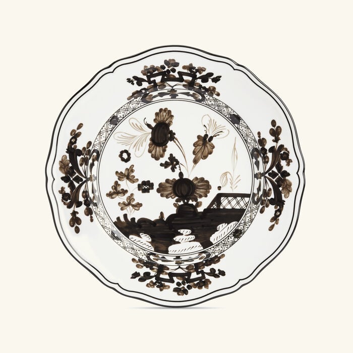 ginori 1735 oriente italiano dinner plate grey