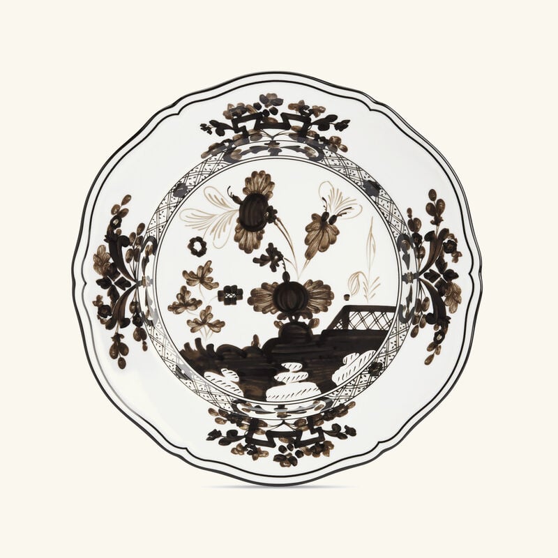ginori 1735 oriente italiano dinner plate grey