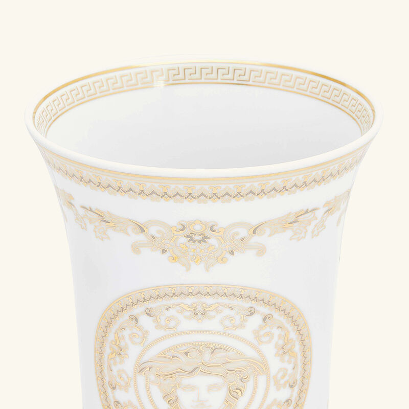 Medusa Gala Vase Small White versace medusa gala vase small white