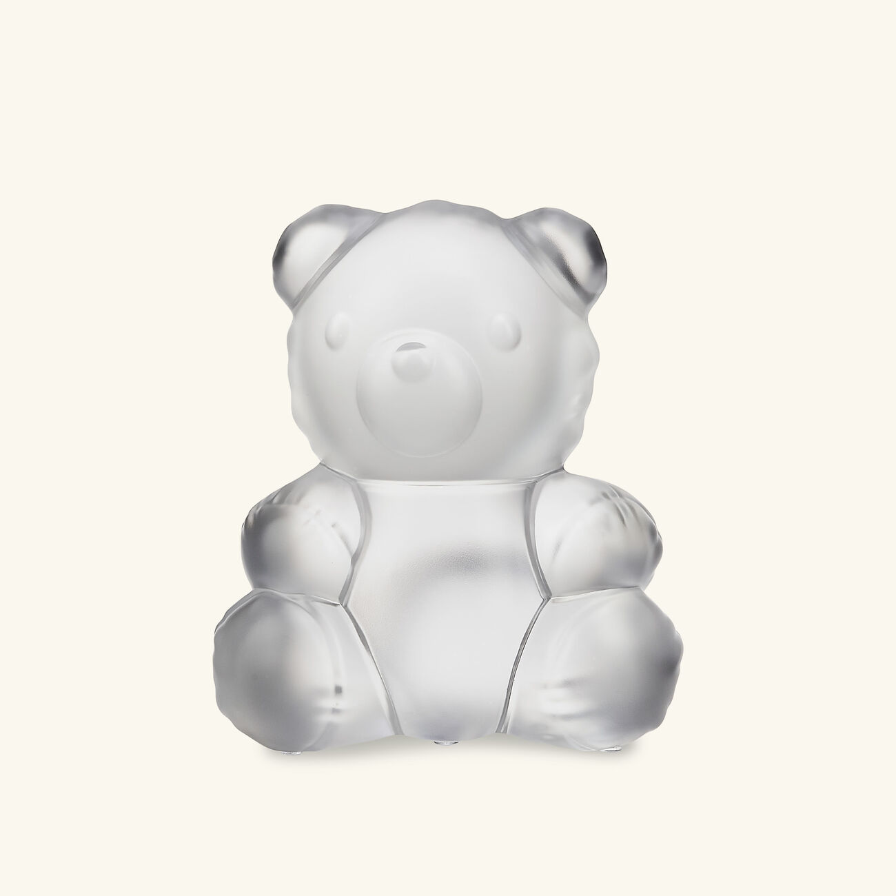 Teddy Air Sculpture Large Clear lalique teddy air sculpture large clear