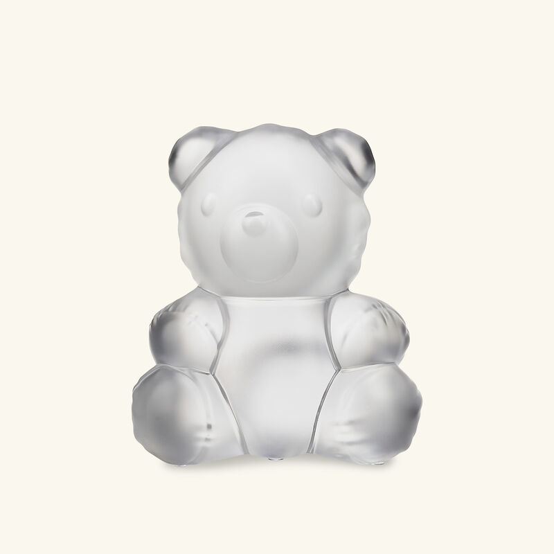 Teddy Air Sculpture Large Clear lalique teddy air sculpture large clear