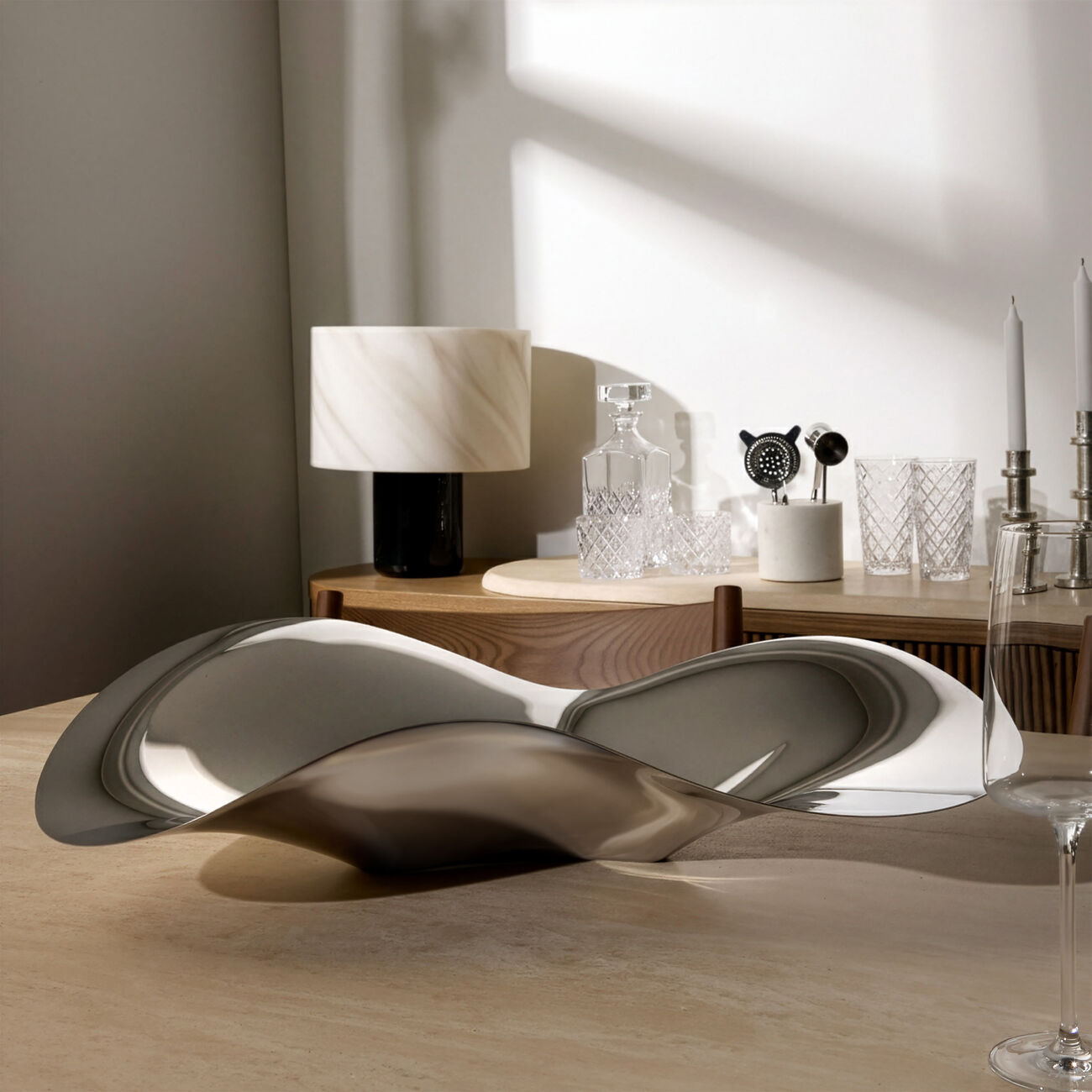 Indulgence Serving Tray Clear georg jensen indulgence serving tray clear