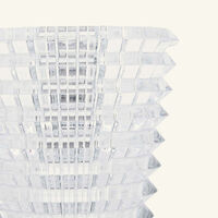baccarat eye vase round medium clear