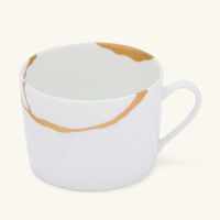 Kintsugi Charbon Teacups And Saucers - Set Of 2 برناردو kintsugi charbon teacups and saucers set of 2