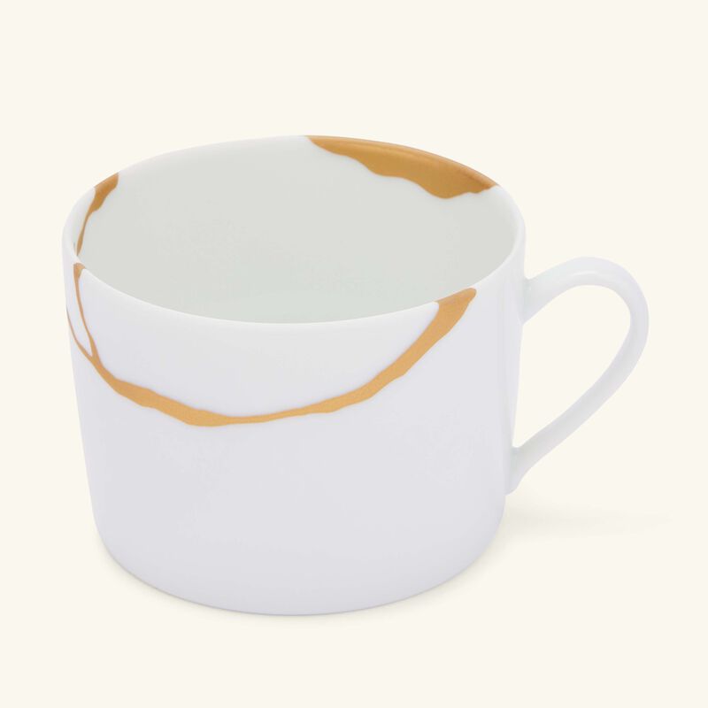 Kintsugi Charbon Teacups And Saucers - Set Of 2 برناردو kintsugi charbon teacups and saucers set of 2
