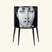 fornasetti silenzio consolle grey
