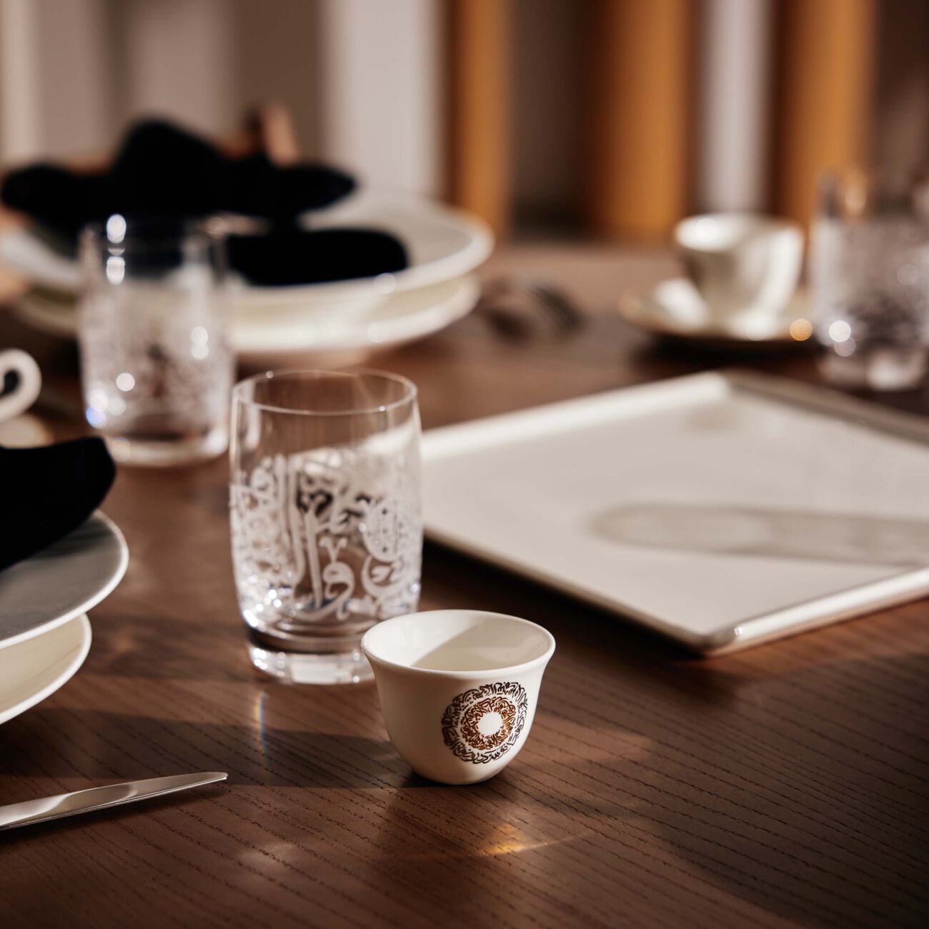 dimlaj qamar coffee cup white set of 6