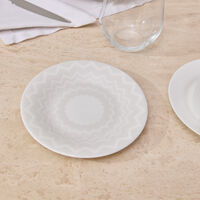 missoni home zig zag bread   butter plate round white 15 cm set of 2