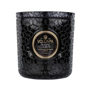 Ambre Lumiere Luxe Candle, medium