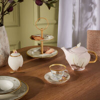 villari acapulco cappuccino cup saucer clear