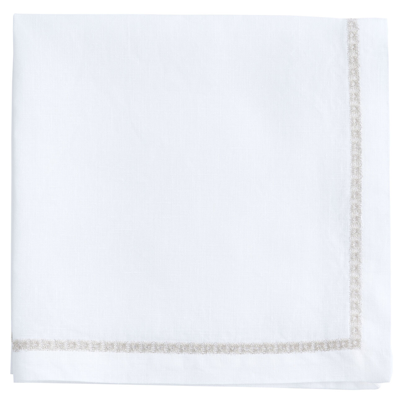 catherine denoual silver rosely linen set