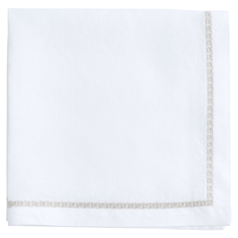 catherine denoual silver rosely linen set