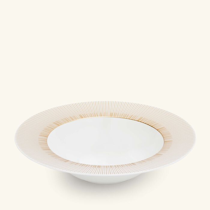 bernardaud sol rim soup plate round white 23cm