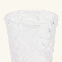 lalique merles et raisins vase small clear