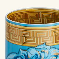 فيرساتشي مزهرية ميدوزا أمبليفايد كوين متوسطة الحجم زرقاء