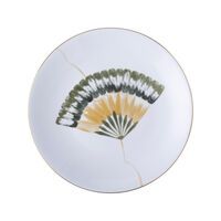 Ginkgo Green Coupe Dinner Plate, small
