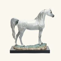 lladro arabian pure breed sculpture large white limited edition