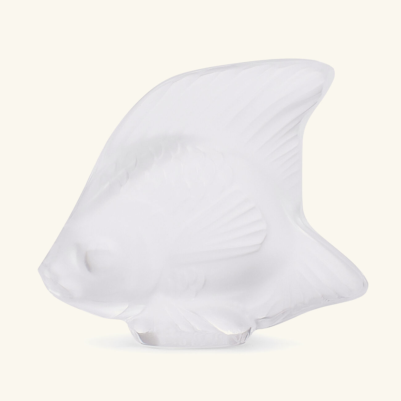lalique fish figurine small clear
