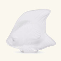 lalique fish figurine small clear
