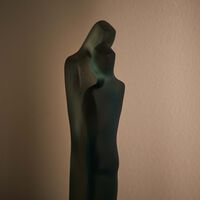 منحوتة ديبارت كبيرة زرقاء دوم منحوتة ديبارت كبيرة زرقاء