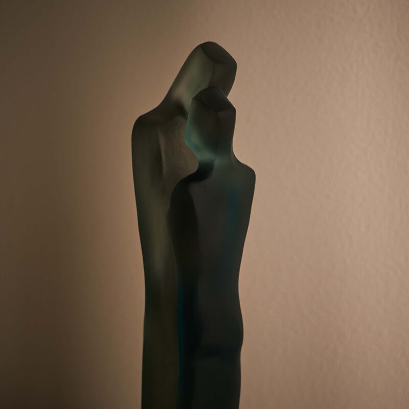 منحوتة ديبارت كبيرة زرقاء دوم منحوتة ديبارت كبيرة زرقاء