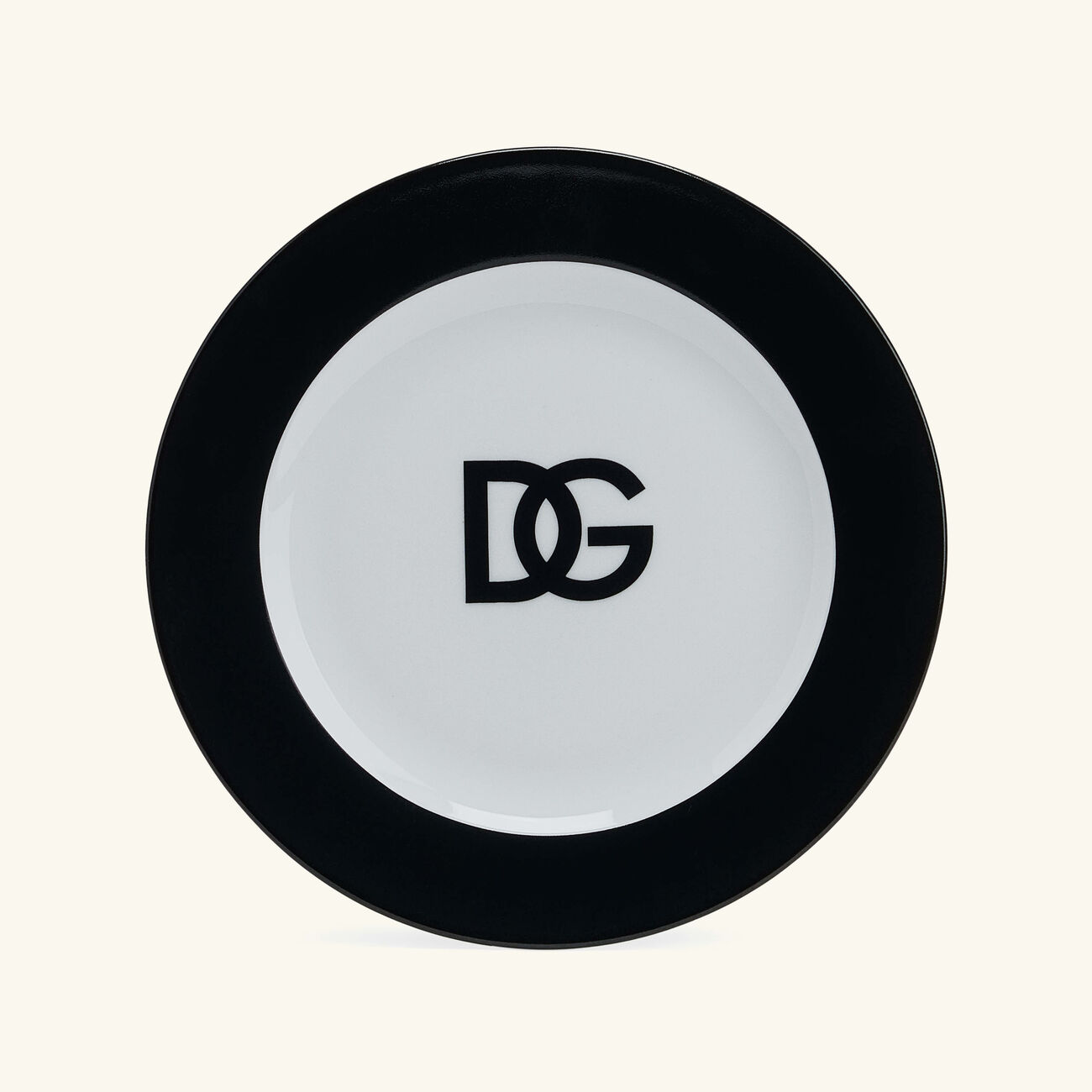 dolce gabbana casa dg logo bread plate round 17cm set of 2