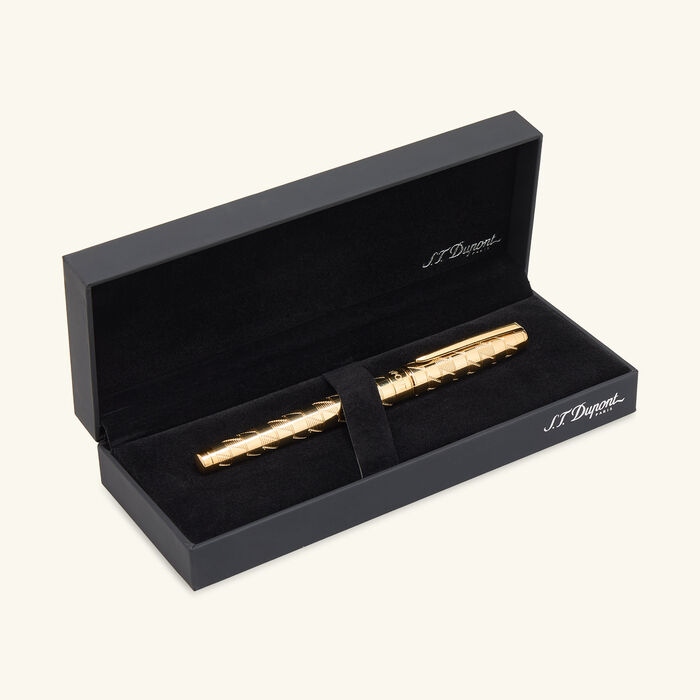 Line D Eternity Rollerball Pen Gold st dupont line d eternity rollerball pen gold