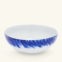 bernardaud in bloom salad plate round blue 21cm set of 6