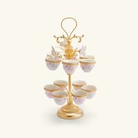 villari blooming butterfly arabic coffee cup holder pink