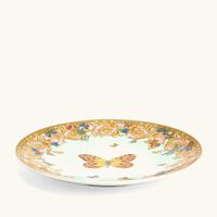 le jardin de versace bread butter plate round blue 16cm
