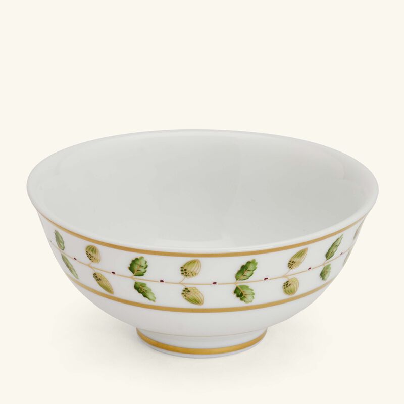 bernardaud constance soup bowl green