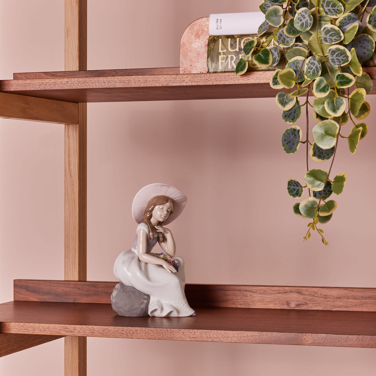 lladro spring has come girl sculpture small