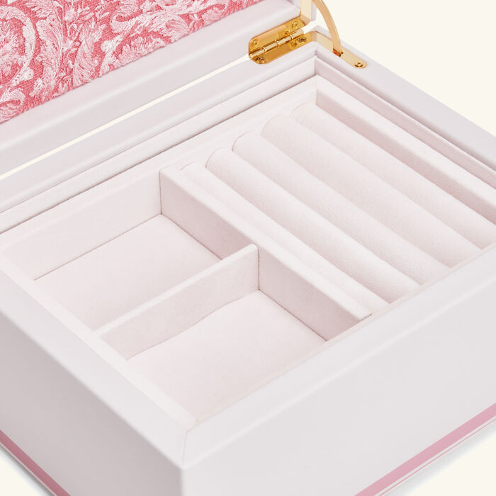 versace barocco jewelry box medium pink