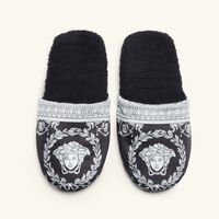 versace i love baroque slippers black