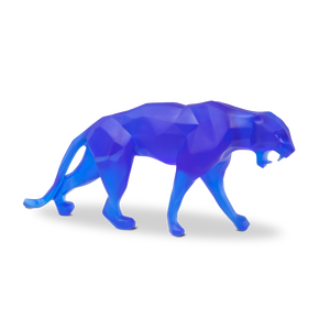 Small Blue Wild Panther, medium