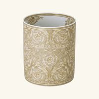 versace barocco beige vase round small