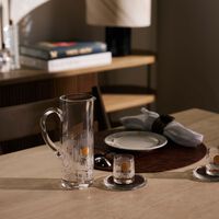 dimlaj hayat drinking glass and jug gold set of 7