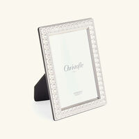 christofle perles picture frame silver 10x15cm