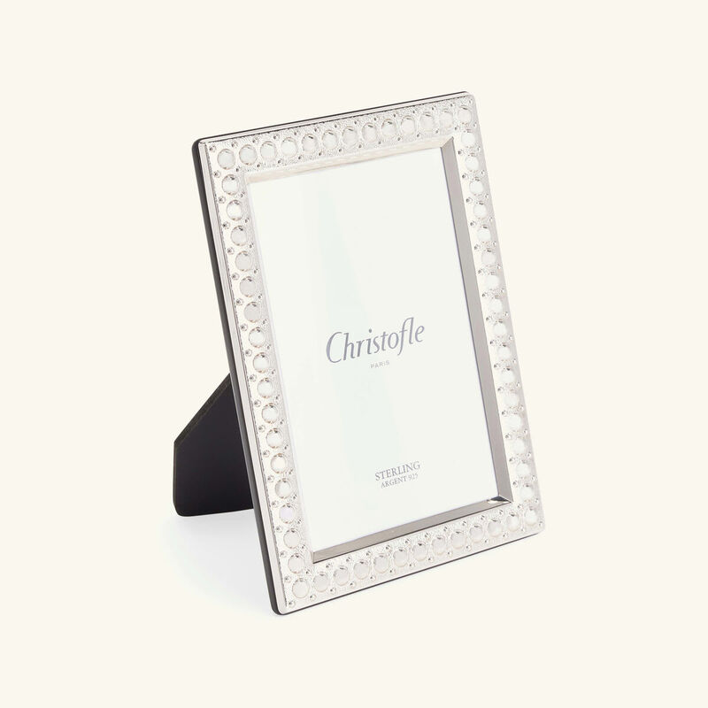 christofle perles picture frame silver 10x15cm