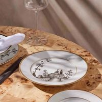 pinto paris vieux kyoto dessert plate round white 21cm