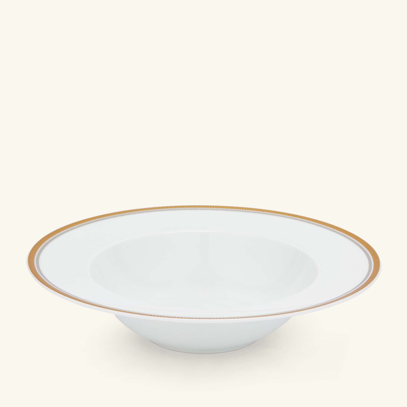 bernardaud gage soup plate round white 22cm