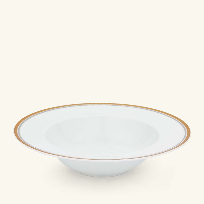 bernardaud gage soup plate round white 22cm