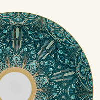 haviland r ves du nil underplate round green 32cm
